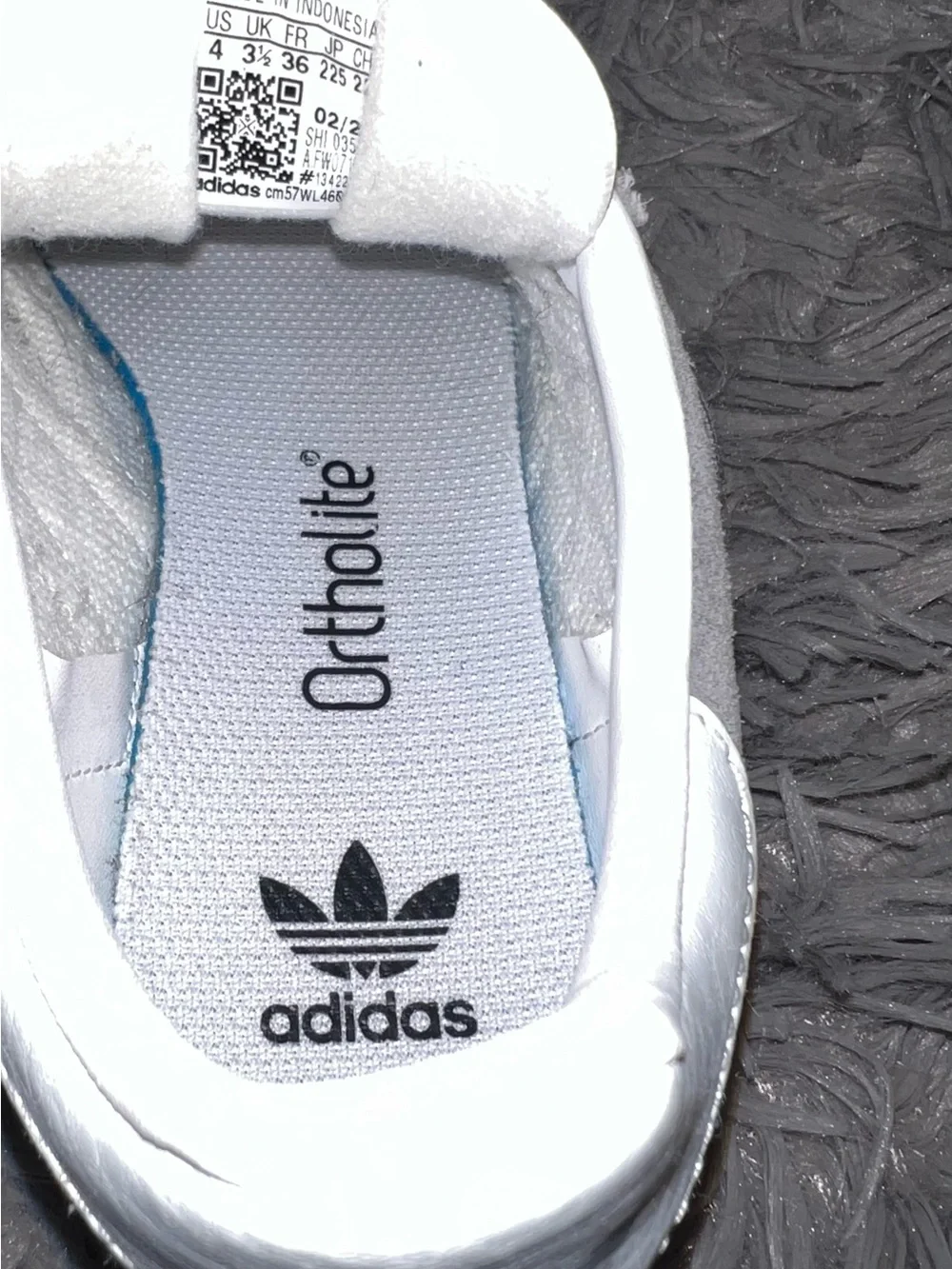 adidas Grey Suede Gazelle sneakers